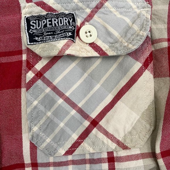 SUPERDRY plaid button down shirt - Picture 5 of 7